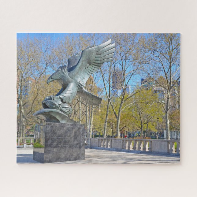 Eagle Statue New York. Jigsaw Puzzle (Horizontal)