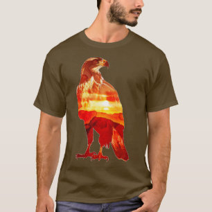 Eagle Sunset Double Exposure T-Shirt