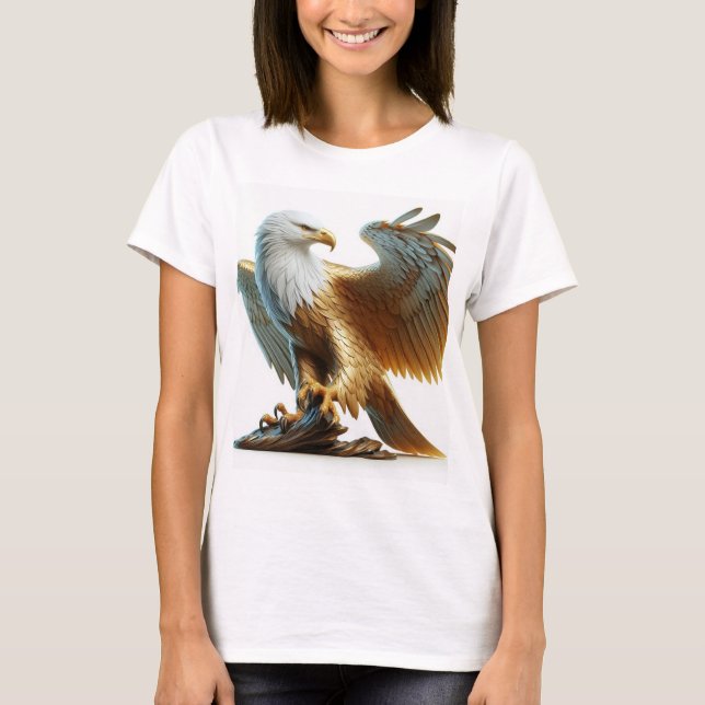 "Eagle Tattoo T-Shirt Design" (Front)
