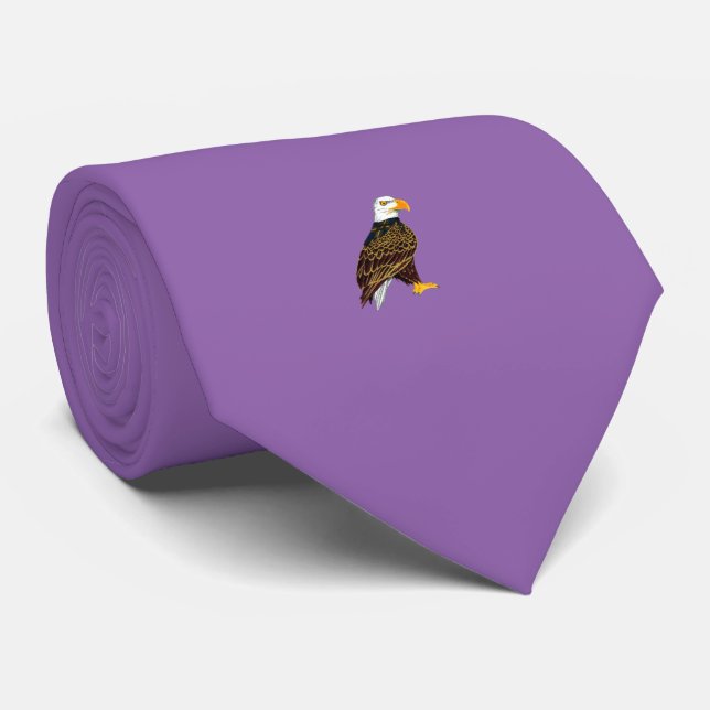 Eagle Tie Purple (Rolled)