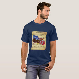 Eagle ~ US Flag ~ Star Spangled Banner Sheet Music T-Shirt