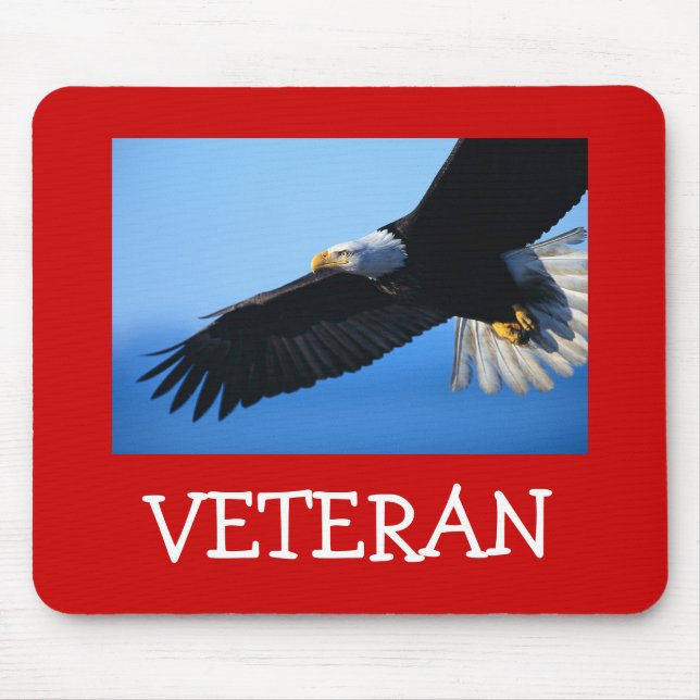 Eagle, VETERAN Mouse Pad (Front)