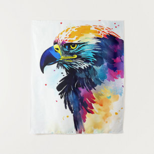 Eagle Wild Nature Animal Color Art Painting Tapestry