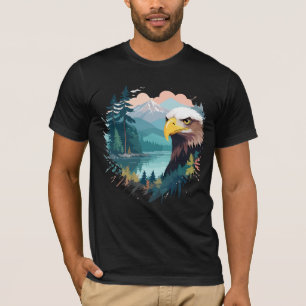 Eagle Wildlife Animal Nature Outdoors Wilderness T-Shirt
