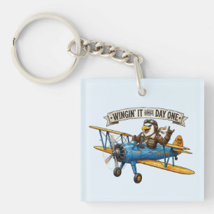 Eagle Winging It Key Ring