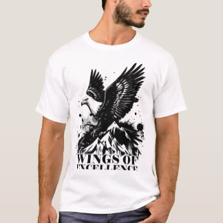 Eagle – Wings of Excellence | Bold Graphic T-Shirt