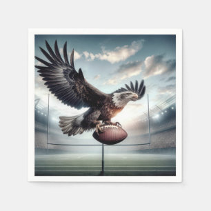 Eagle With a Football Napkin