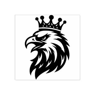 Eagle with crown Rubber Stamp