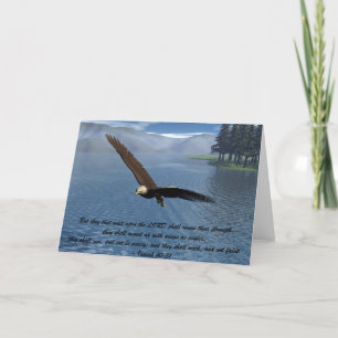 Eagle with Scripture Card