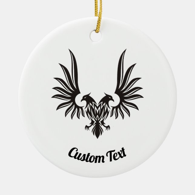 Eagle with two Heads Ceramic Ornament (Front)