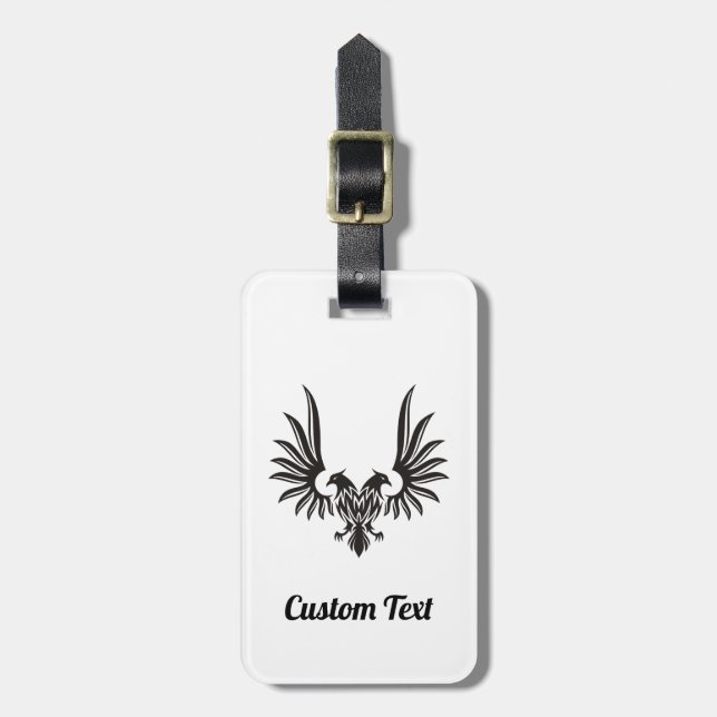 Eagle with two Heads Luggage Tag (Front Vertical)