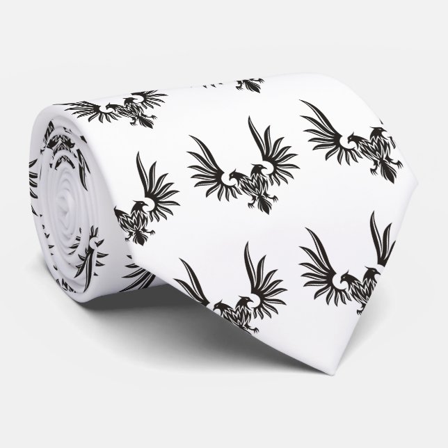 Eagle with two Heads Neck Tie (Rolled)