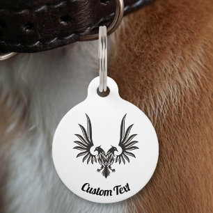 Eagle with two Heads Pet Name Tag