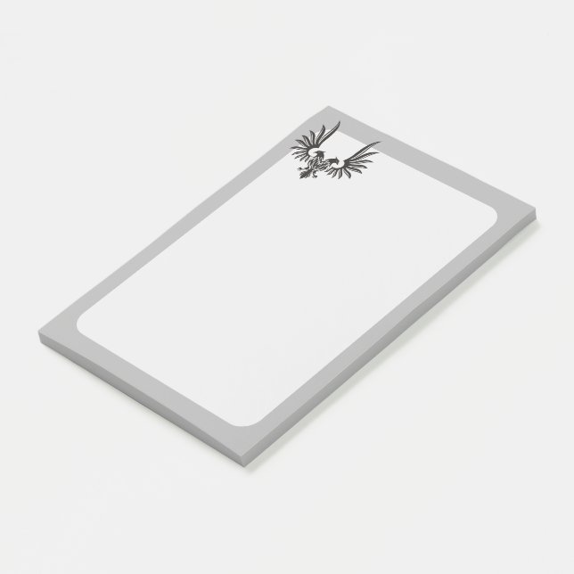 Eagle with two heads post-it notes (Angled)