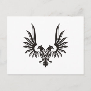 Eagle with two heads postcard
