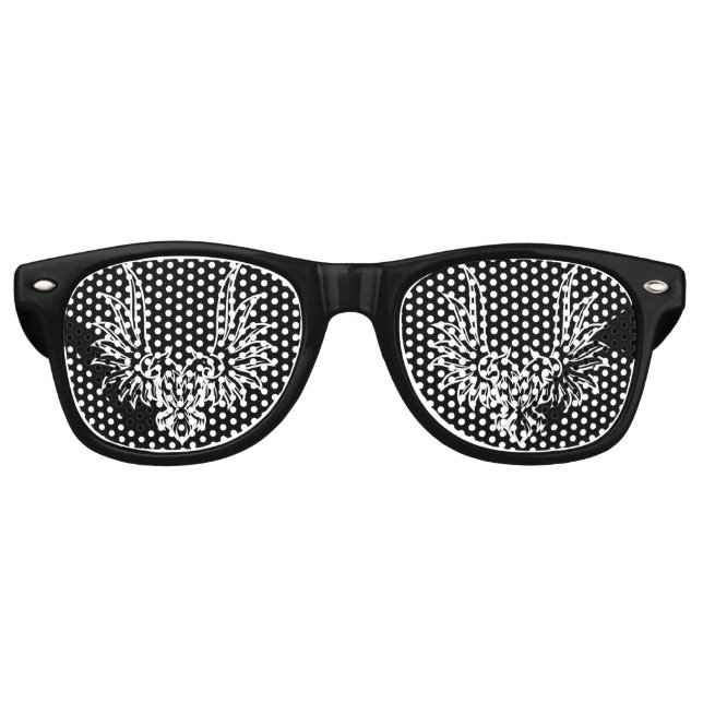 Eagle with two heads retro sunglasses (Front)
