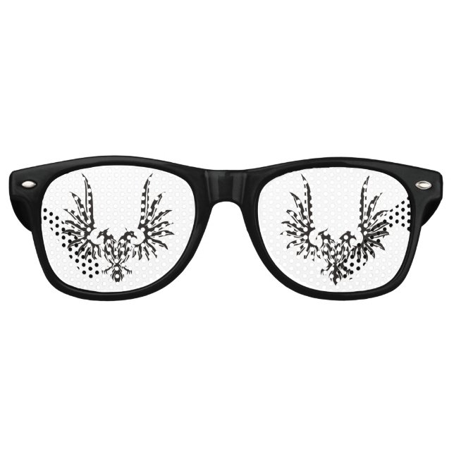 Eagle with two heads retro sunglasses (Front)