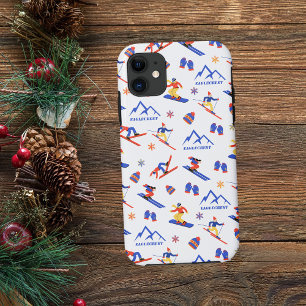 Eaglecrest Alaska Ski Snowboard Pattern Case-Mate iPhone Case