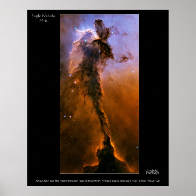 EagleNebula-M16-2005-12b Poster (Front)