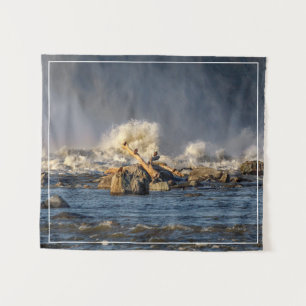 Eagles And Rough Water Tapestry