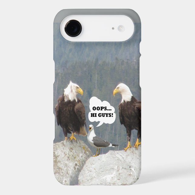 Eagles and Seagulls Barely There iPhone 17 (Back)