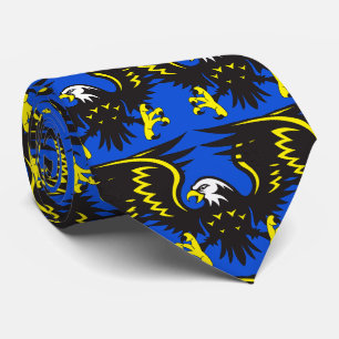 Eagles Black Football Basketball Baseball Necktie