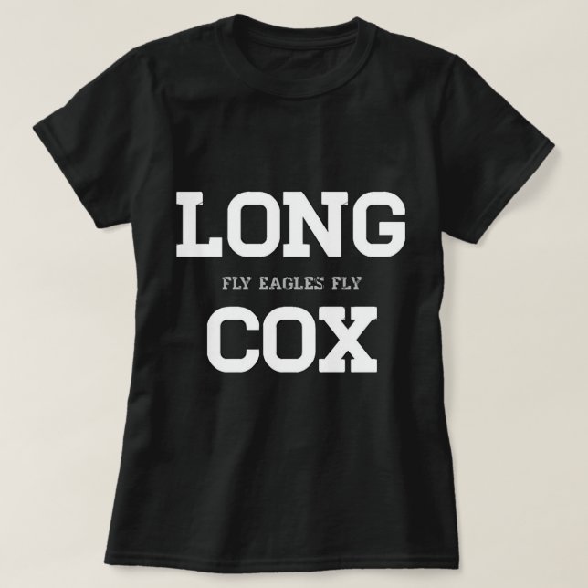 Eagles Chris Long and Fletcher Cox Tee   (Design Front)