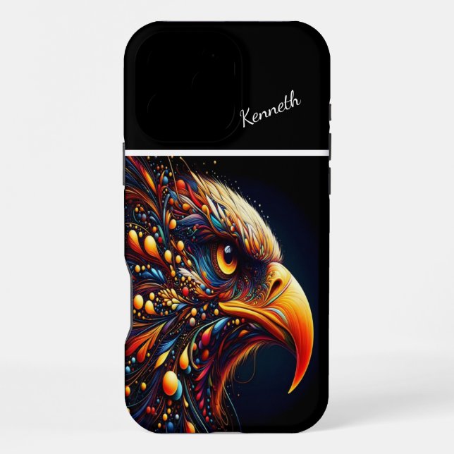 Eagle's Eye of Colour iPhone Case (Back)