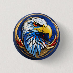 "Eagle's Flight" 3 Cm Round Badge