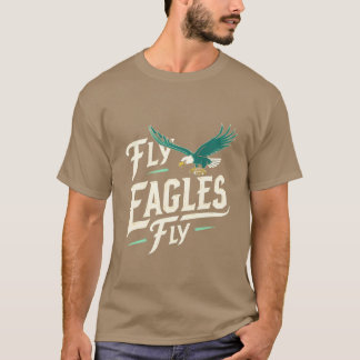 Eagles Fly Vintage Eagles Flying Bird Design vinta T-Shirt