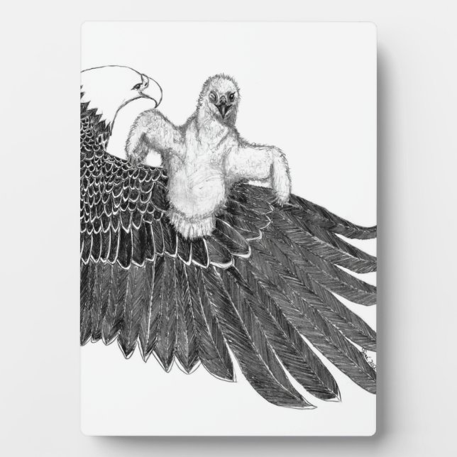 EAGLES HARRIET M15 E14 + OZZIE LOVE LIVES ON PLAQUE (Front)