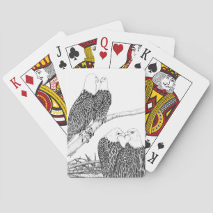 EAGLES HARRIET + M AND THE LEGACY CONTINUES STRONG PLAYING CARDS