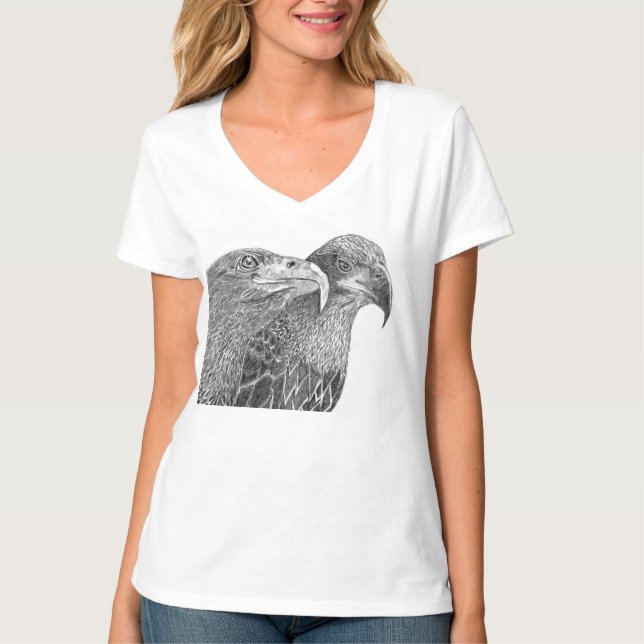 EAGLES HARRIET OZZIE M15 Es HOME STRONGER FRIENDS T-Shirt (Front)