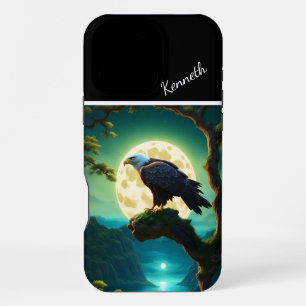 Eagle's Moonlit Watch iPhone 16 Pro Max Case