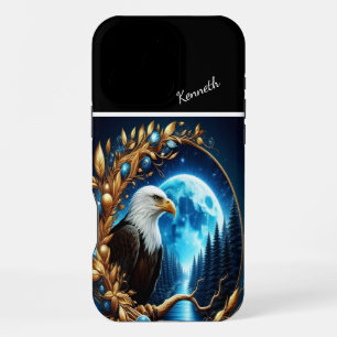 Eagle's Moonlit Watch iPhone 16 Pro Max Case