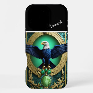 Eagle's Moonlit Watch iPhone 16 Pro Max Case