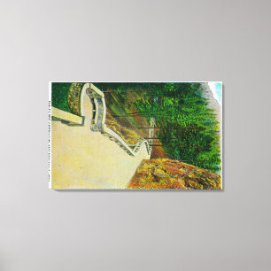 Eagle's Nest Observatory on Columbia River Canvas Print