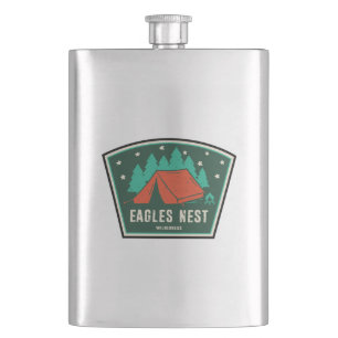 Eagles Nest Wilderness Colorado Camping Hip Flask