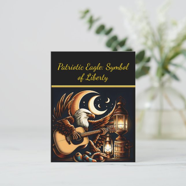 Eagles Night Serenade Postcard (Standing Front)