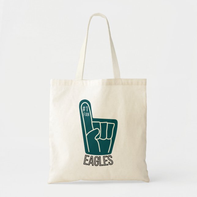EAGLES Number 1 Fan Tote Bag (Front)