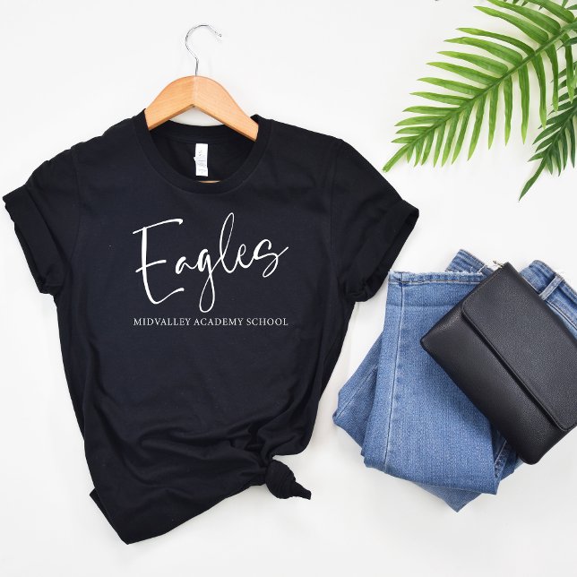 Eagles Script Typography Personalised T-Shirt (Creator Uploaded)