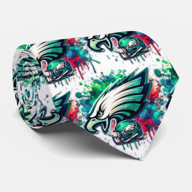 Eagles Sports American Football Necktie (Rolled)