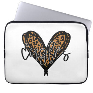 Eagles Teacher Student School Sports Fan Team Spir Laptop Sleeve