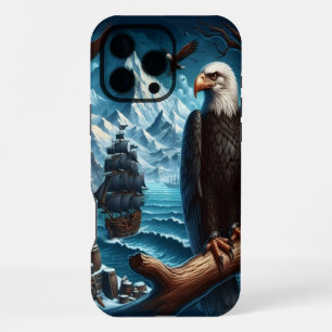 Eagle's Watch Over Ship iPhone 16 Pro Max Case
