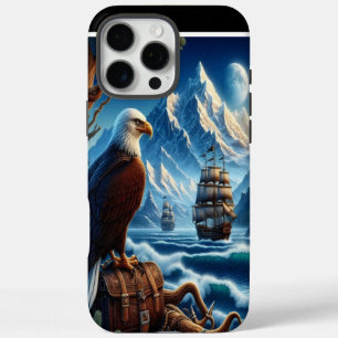 Eagle's Watch Over the Sea iPhone 16 Pro Max Case