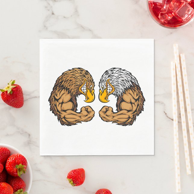 Eagles With Muscles Napkin (Creator Uploaded)