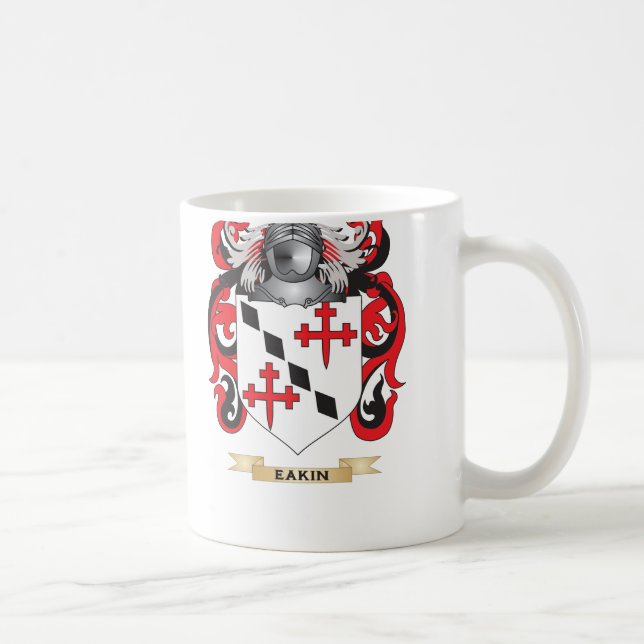 Eakin Coat of Arms Coffee Mug (Right)