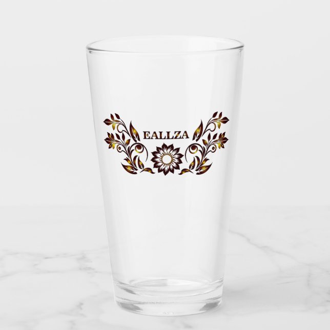 Eallza Glass Drinkware (Front)