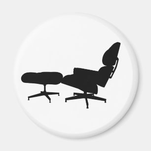 Eames Lounge Chair & Ottoman Magnet