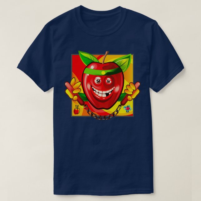 Eapple Funny Gift 4 T-Shirt (Design Front)